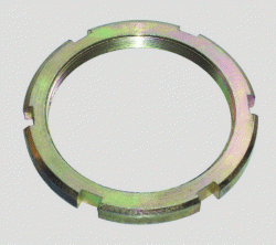 Zinc Plated Castellated Shaft Lock Nut