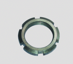 Zinc Plated Castellated Shaft Lock Nut