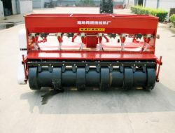  rototiller and fertilizer seeder