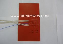 silicone rubber heater with K type thermocouple