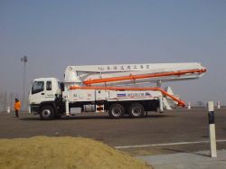 truck-mounted concrete pump