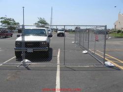 Temporary fencing