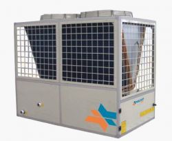 Modular air cooled water chiller and heat pump