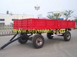 3-5 tons 4 wheels farm trailer