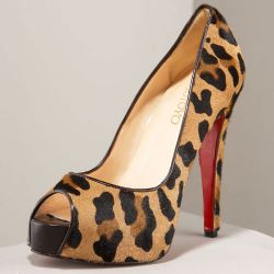 Leopard Print high heel shoes ltyqc379