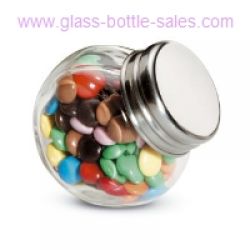 500g Clear Glass Honey Jar