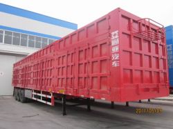 Box semi trailer