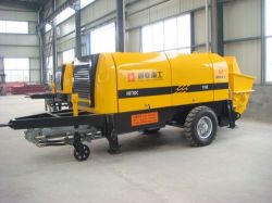 Mounted concrete pump trailer sets