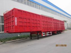 Box semi trailer