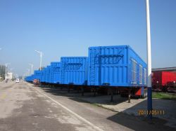 Box semi trailer