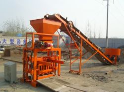 Small cement hollow block machine