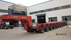 Modular axle semi trailer