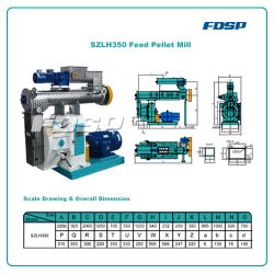 SZLH350 Chicken Feed Pellet Mill