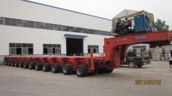 Modular axle semi trailer