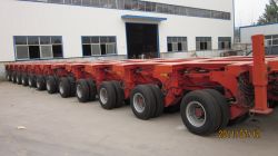 Modular axle semi trailer