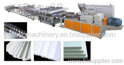 PVC skinning foaming board extrusion line