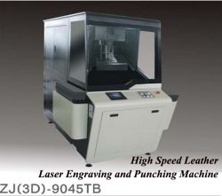 Laser leather engraving machine