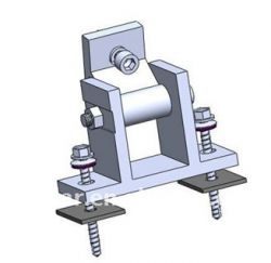 Front Leg for Adjustable Solar Racking 