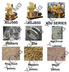 High efficiency biomass pellet mill