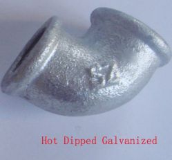 Malleable iron pipe fitting elbow 