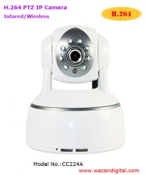 H.264 Wireless Infrared PTZ IP Camera