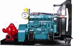 Industrial use diesel water pump set 