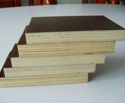 Brown film faced shuttering plywood