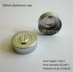 20mm aluminum seal with central tear off