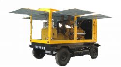 Trailer generator set, portable generator