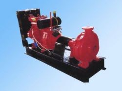 Double suction diesel water pump set