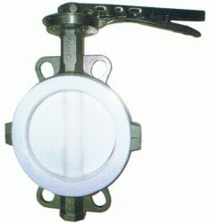 PTFE Coated Butterfly valve