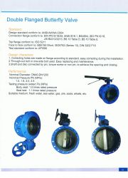 Double Flanged Butterfly valve