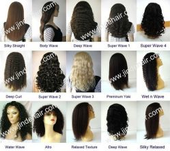 custom human hair full lace U part wig