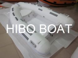 inflatable boat with bow locker