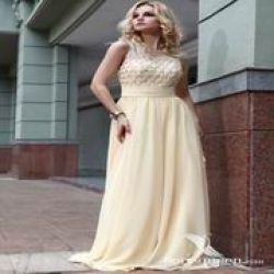 long white length floor Evening Dress