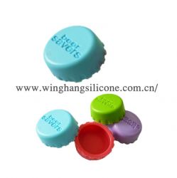 Silicone beer bottle top cap 