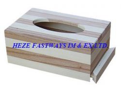 wooden napkin box