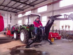 tractor with GX backhoe 