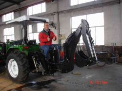 tractor with GX backhoe 