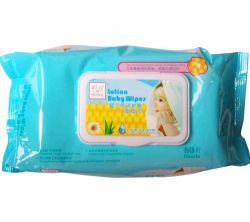 Kiss Me Honey Lotion Baby Wipes (unscented)80s