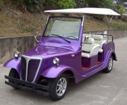 6-seat electric retro car