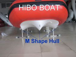 RIB BOAT IN M SHAPE HULL-- 3.6m