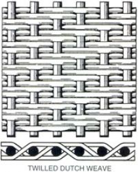 dutch weave stainless steel wire mesh