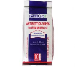 Pharmcare Antiseptics Wipes (now-woven Towels) 1pc