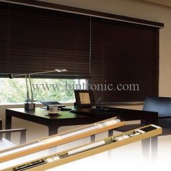 Motorized wooden blinds | Bintronic (BT-MWB)