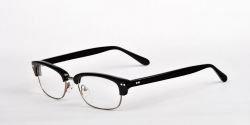 Black Semi-rimless Eyeglasses MOD-2
