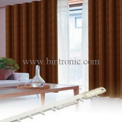 Motorized Ripple Fold Curtain Tracks | Bintronic