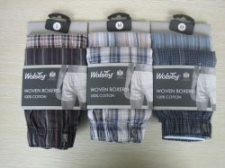 Mens Woven Boxer Shorts 