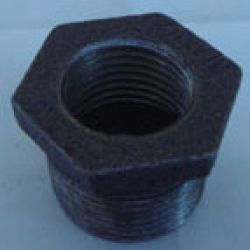 Black Malleable Iron Pipe Fitting Bushing