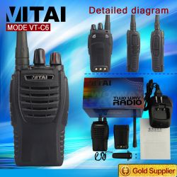 Vt-c6 5w Uhf Cheap Wireless Tour Guide System